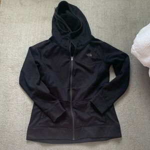 The North Face Women's hooded tunic sweatshirt , black, size xl